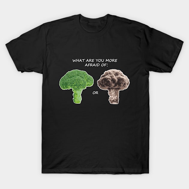 What are you more afraid of? T-Shirt by Draw Drew Drawn